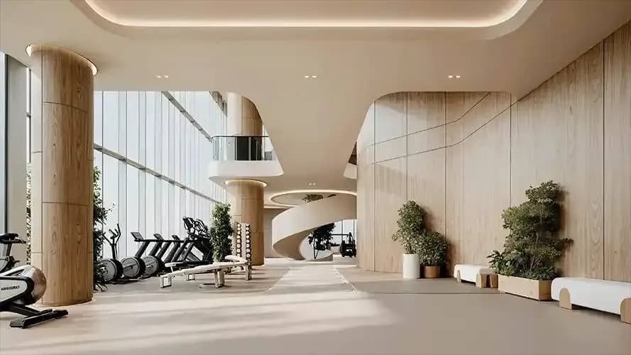 Interior living space at Reef Dubai Islands
