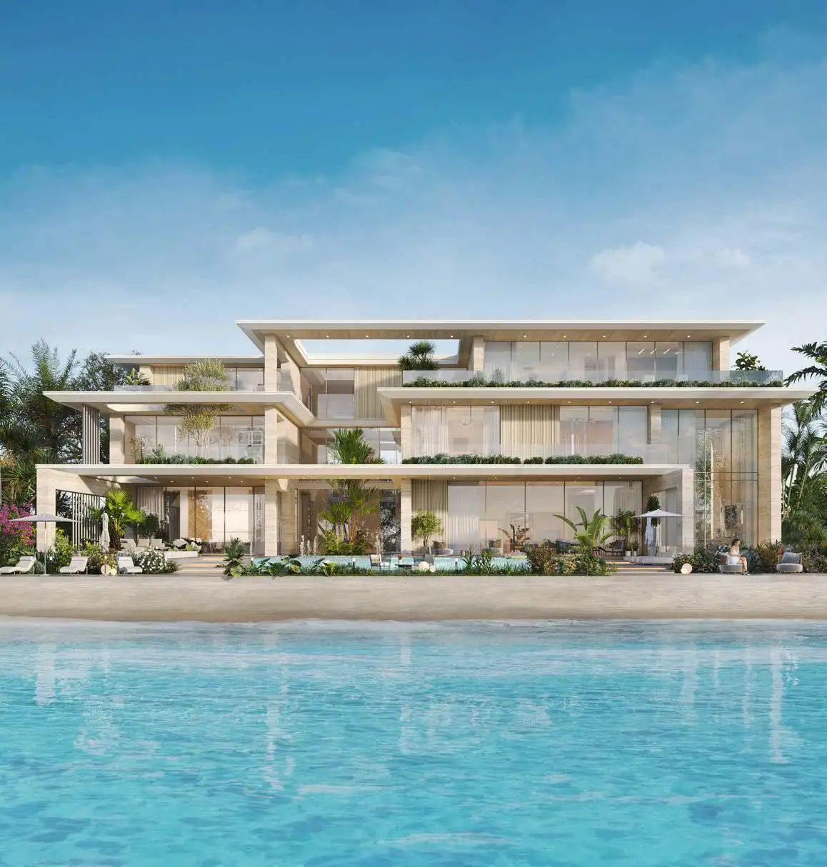 Palm Jumeirah waterfront villas